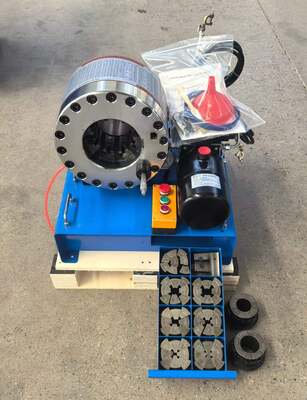 İyi bir fiyat. 2 inç 12V / 24V Voltajlı Hidrolik hortum kırpma makinesi 600T kırpma gücü ile 10 ölçek ve araba yükleme için 6-51mm aralığı çevrimiçi