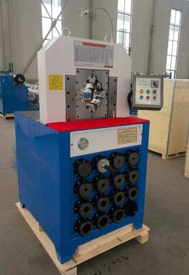 İyi bir fiyat. 3" Süper Kalınlık Modeli Daha Büyük Sıkma Kuvveti Hidrolik Hortum Sıkma Makinesi Düğme Kontrol Sistemi 2800KN Crimper Force 380v Gerilim ve 6-76mm Sıkma Aralığı Hidrolik Uygulamalar için 15 Kalıp çevrimiçi