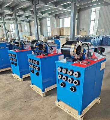 İyi bir fiyat. 2 inç 600T 31.5Mpa Kauçuk hortum kırpma makinesi Yüksek Model Mavi Renk 3kw Motor Düğme Kontrol Sistemi 220v/240v/380v/415v Voltaj 6-51mm kırpma aralığı ve 10 değiştirilebilir ölçekle çevrimiçi