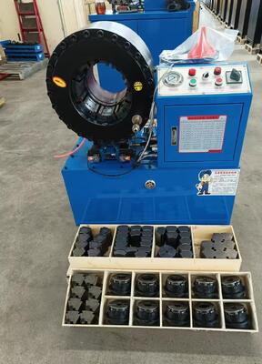 İyi bir fiyat. 6 İnç 150mm'ye Kadar Hidrolik Hortum Sıkma Makinesi 4 ila 150mm Sıkma Aralığı 6 Kat/tel Hortum Sıkma 2500 Ton Büyük Açılma Sıkma Kuvveti ve 20 Değiştirilebilir Kalıp online